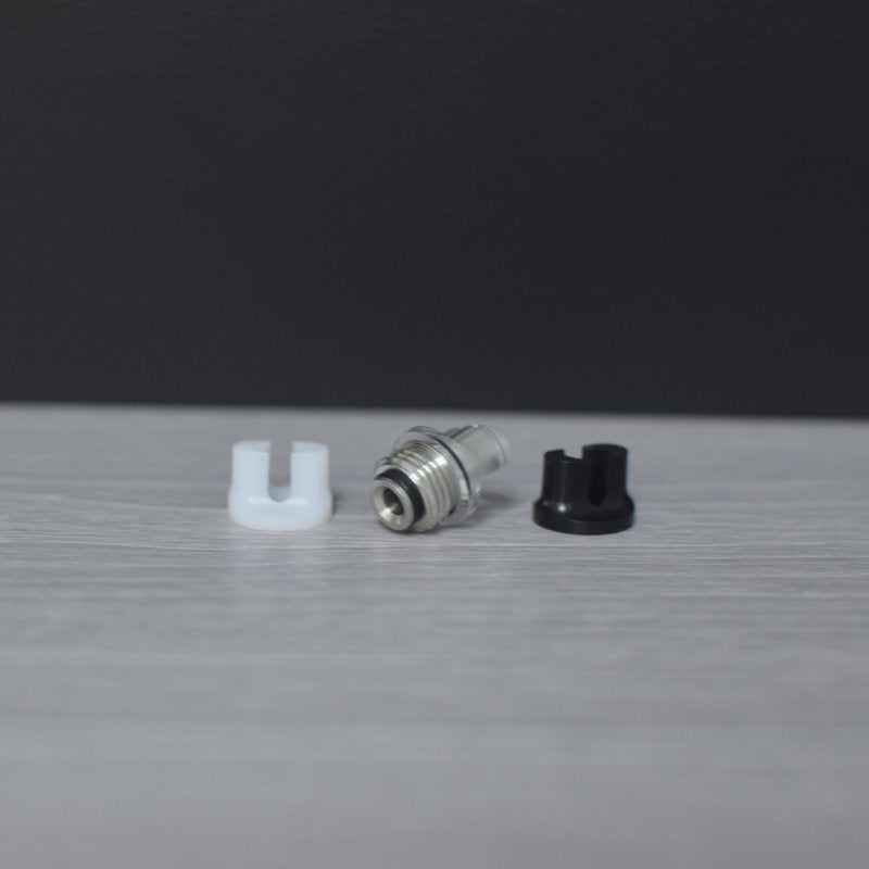 MK MODS TA integrated black SS Drip Tip Set fit billet box stubby aio cthulhu pulse etc.