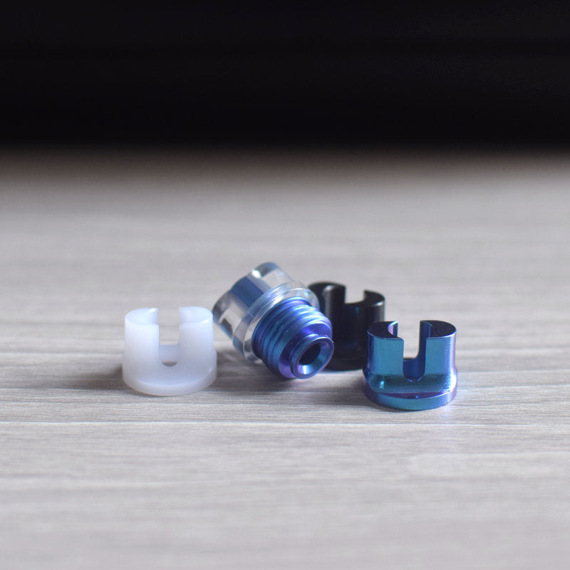 MK MODS Titanium TA Integrated Drip Tip Set for Boro AIO Box Mod fit billet box stubby aio cthulhu pulse etc.