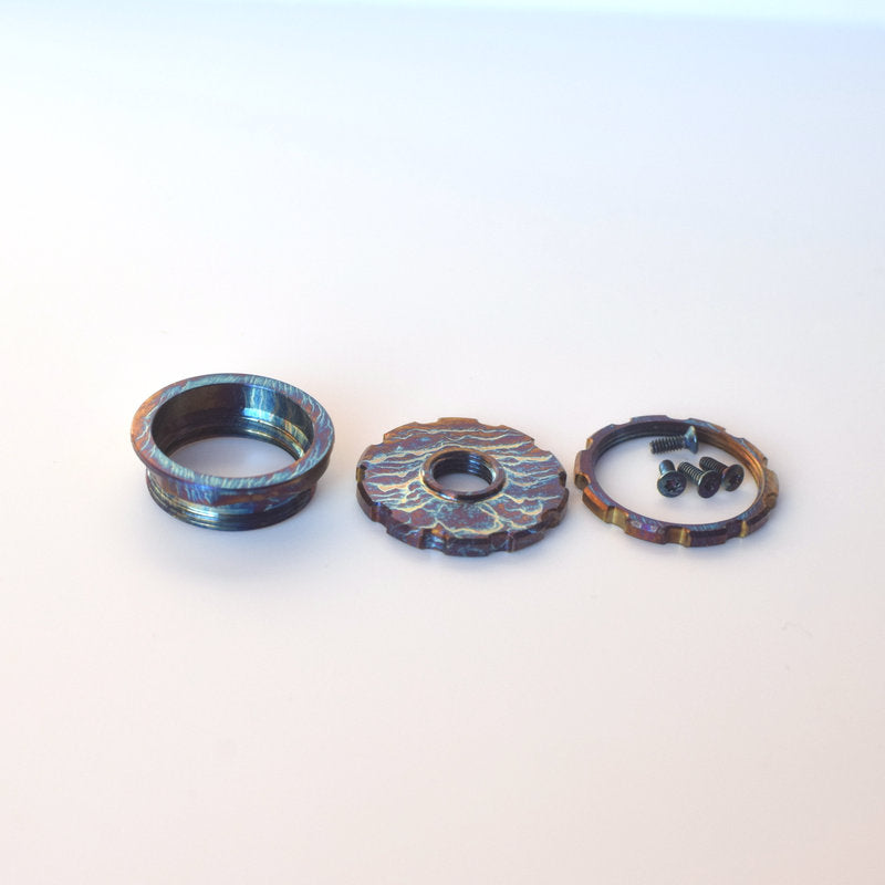 MK MODS titanium connectors and screws for RAGA AIO
