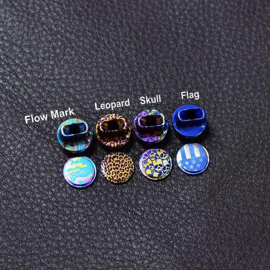 MK Mods Replacement titanium drip tip Button set for BB Billet Box Mod