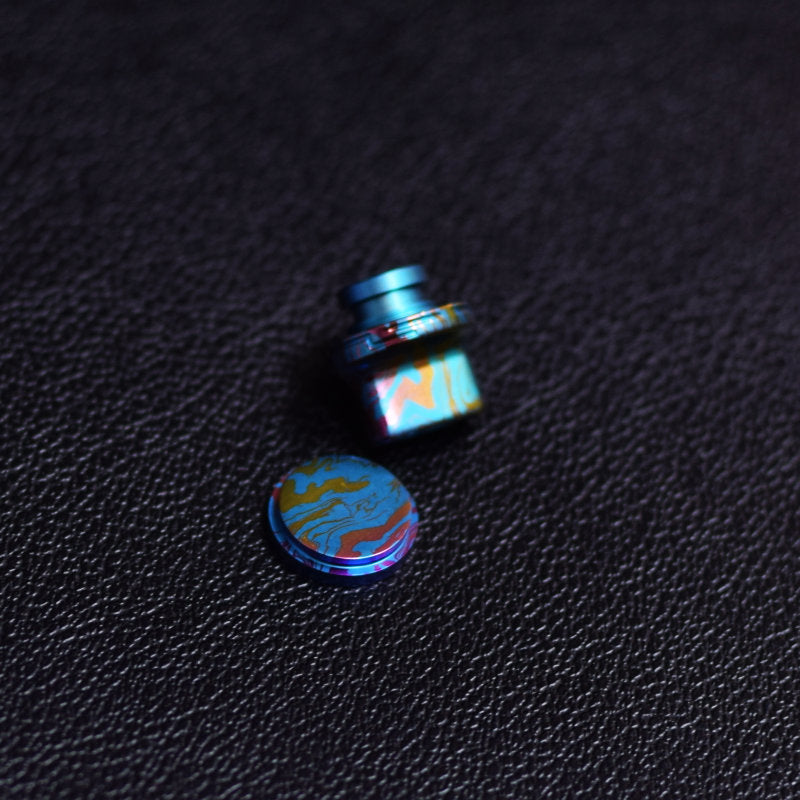 MK Mods Replacement titanium drip tip Button set for BB Billet Box Mod