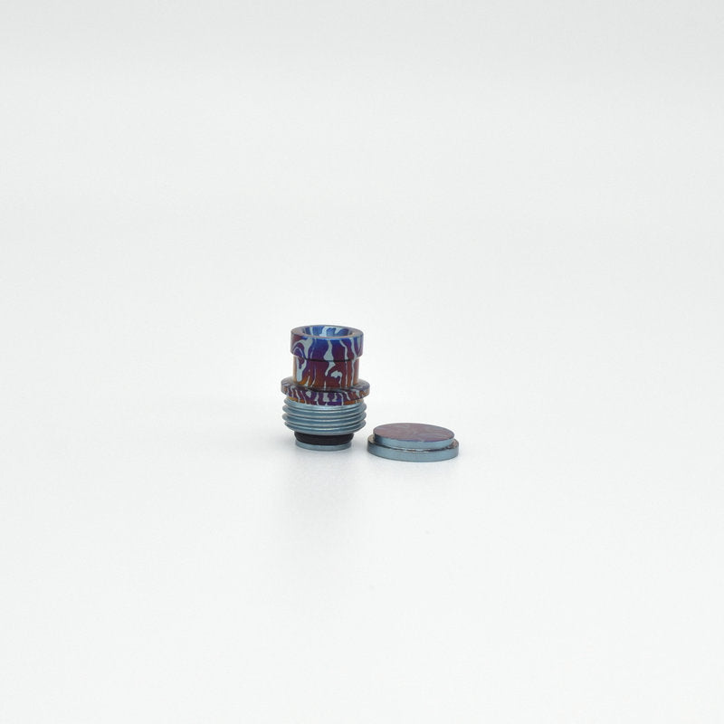 MK MODS Ti-type2 drip tip & button titanium anodized set for bb billet box