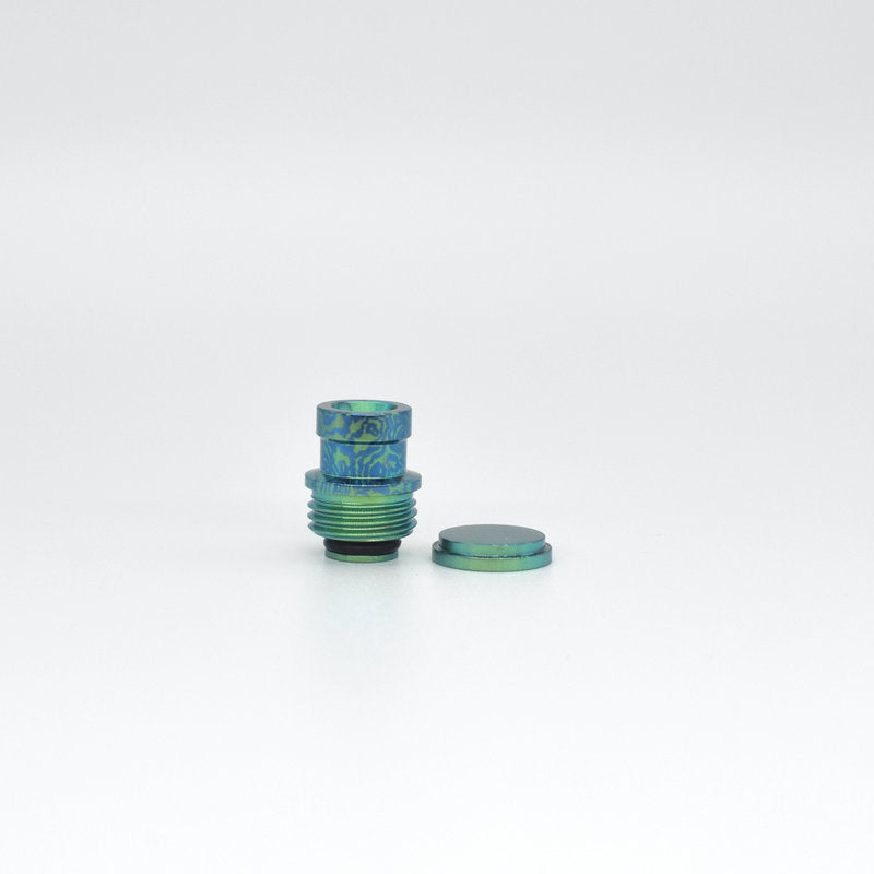 MK MODS Ti-type2 drip tip & button titanium anodized set for bb billet box