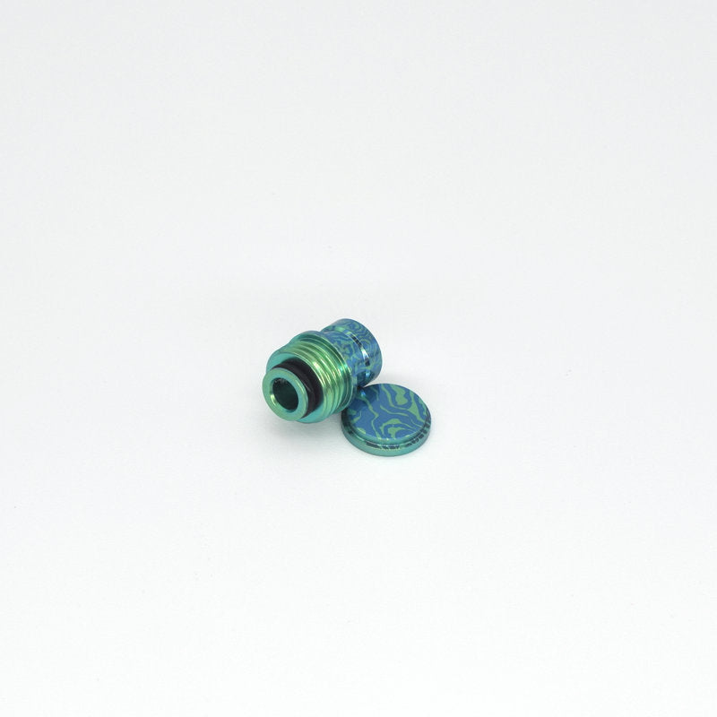 MK MODS Ti-type2 drip tip & button titanium anodized set for bb billet box