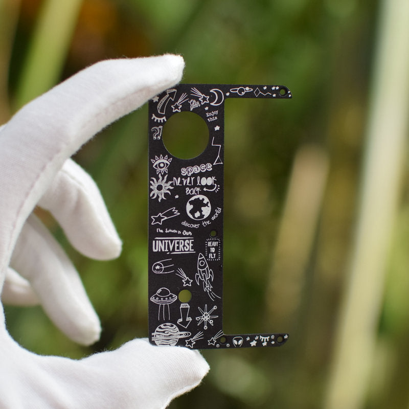 MK MODS engraved aluminum inner panel for dotAIO v1