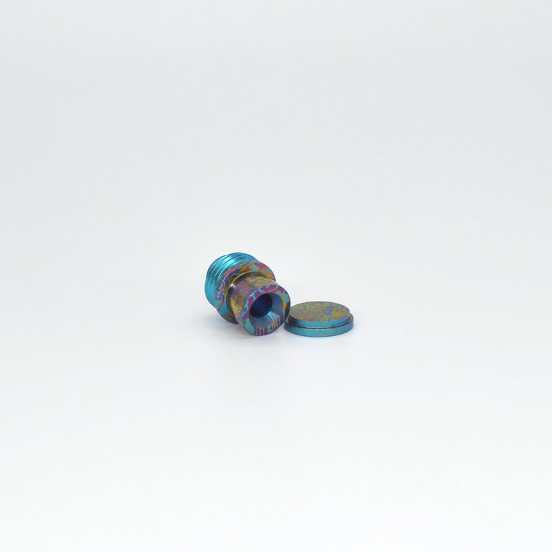 MK MODS Ti-type2 drip tip & button titanium anodized set for bb billet box