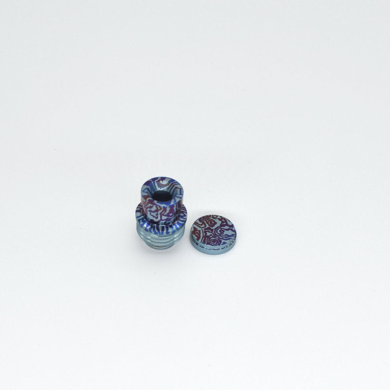 MK MODS Ti-type2 drip tip & button titanium anodized set for Cthulhu aio