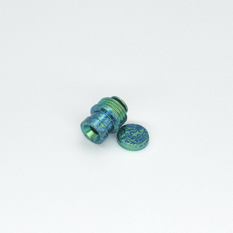 MK MODS Ti-type2 drip tip & button titanium anodized set for Cthulhu aio