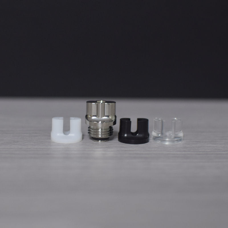 MK MODS titanium silver polished TA Integrated Drip Tip Set for Boro AIO Mod billet box stubby aio cthulhu pulse etc.