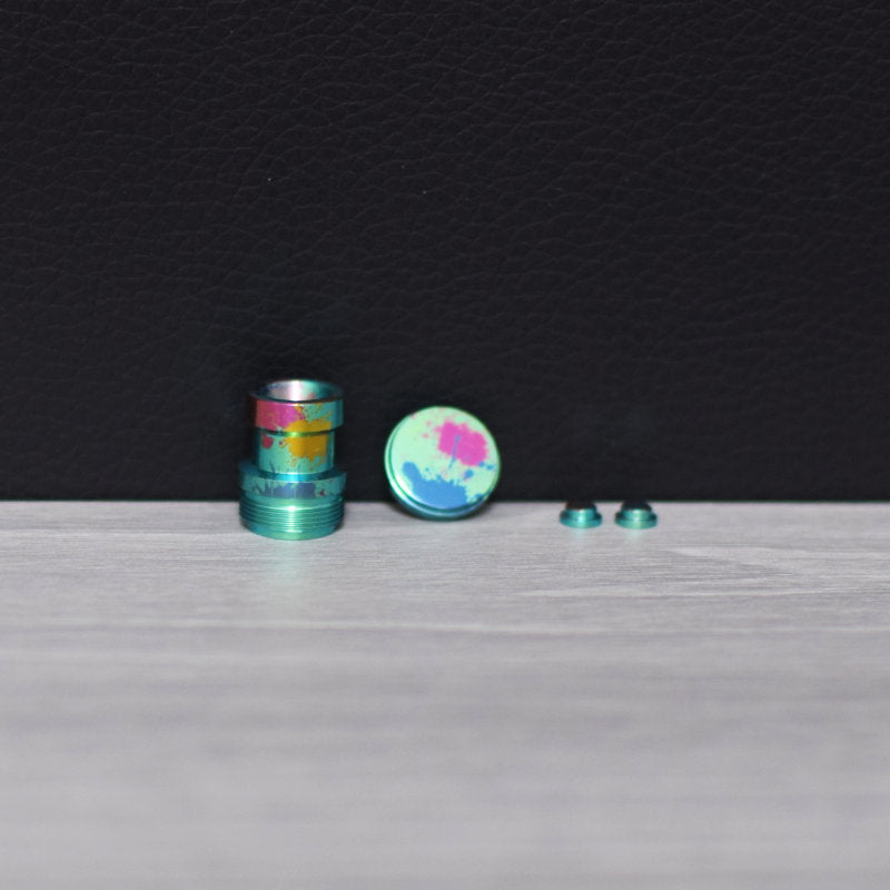 Modify Tip Button MK MODS Ti-type2 4in1 drip tip buttons set for dotaio v2 titanium mate ...