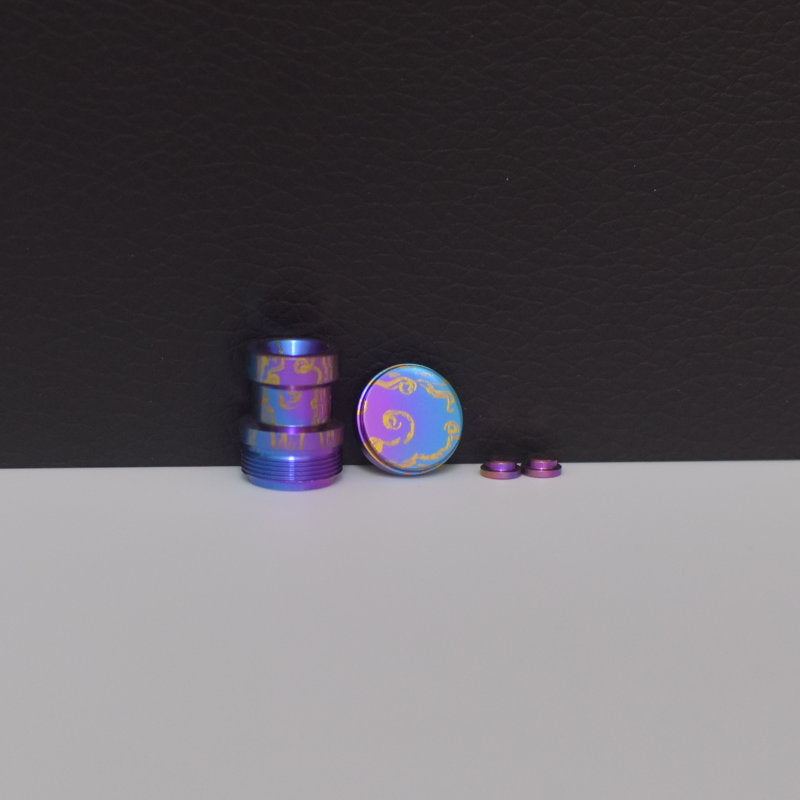 Modify Tip Button MK MODS Ti-type2 4in1 drip tip buttons set for dotaio v2 titanium mate ...