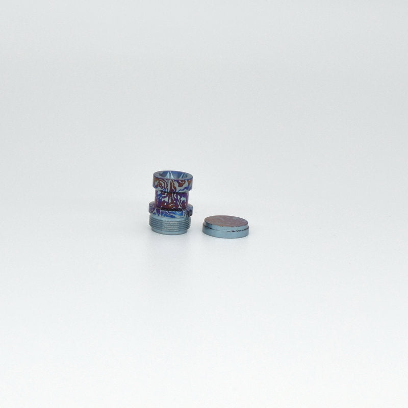 MK MODS Ti-type2 drip tip & button titanium anodized set for dotaio v1 dotaio v2